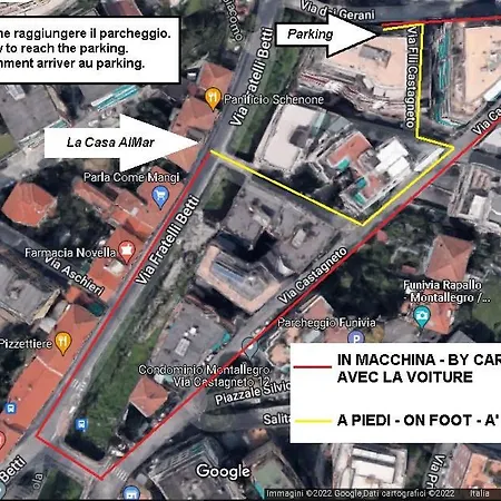 I La Casa Almar Lägenhet Rapallo